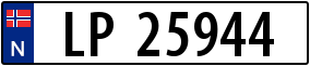 Truck License Plate